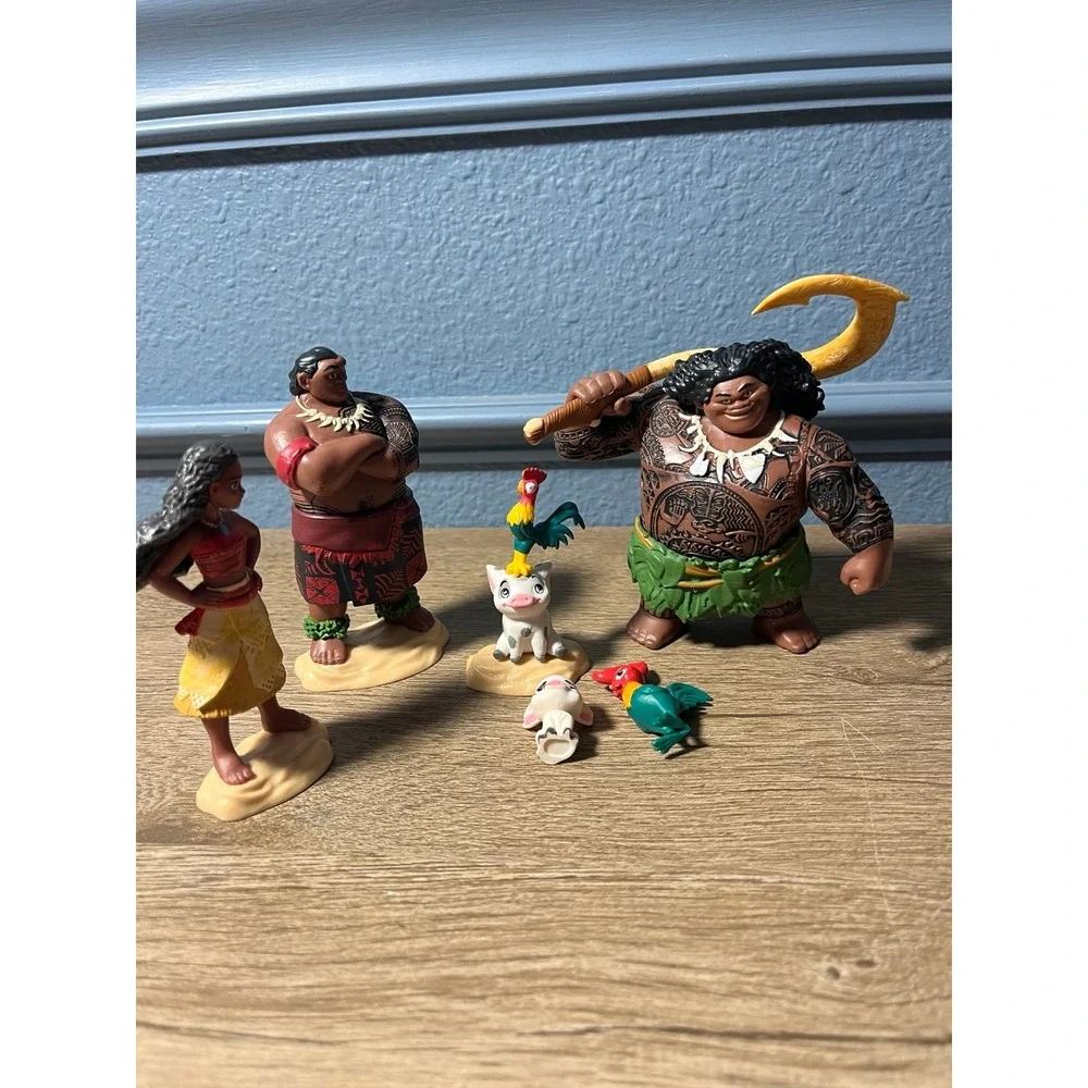 Moana Island Figurine Set of 6 Disney Jakks Toy 2017‎